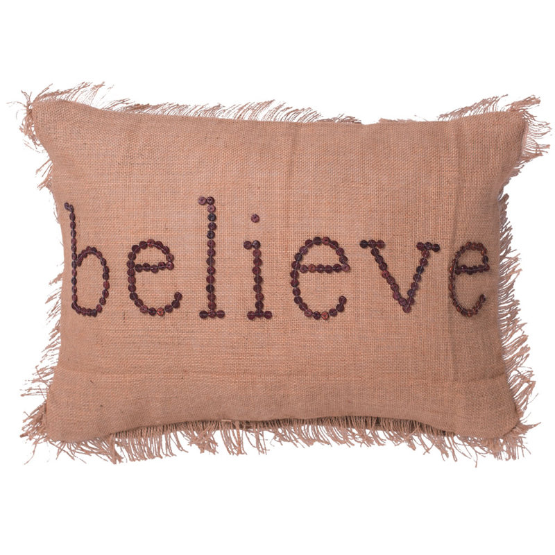 Embroidered Throw Pillow