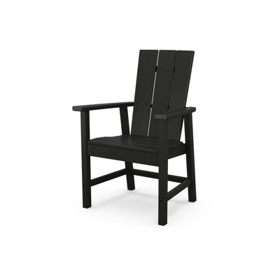 Modern Slatted Outdoor Dining Armchair 