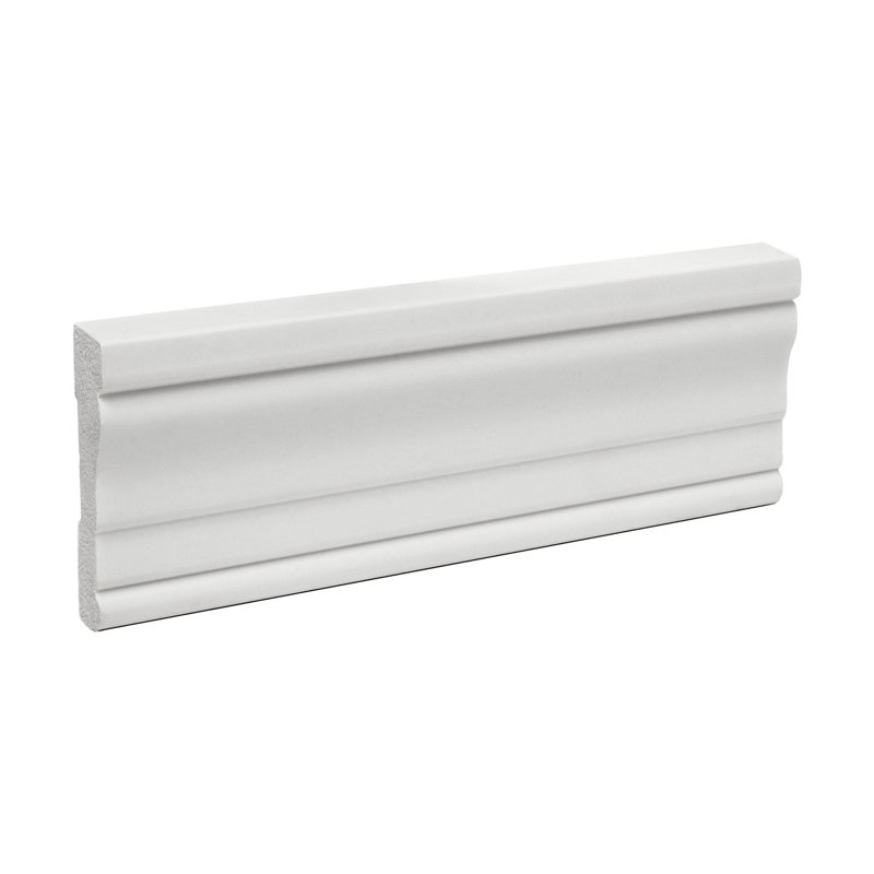 Moulure de moulage en polystyrène recyclé long de 2 1/4 po x 5/8 po x 6 po Wm 376