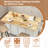 Kitchen Island With Wheels And Drop Leaf Countertop, Rolling Kitchen Island Cart, With 2 Drawers And Adjustable Shelves-657940416