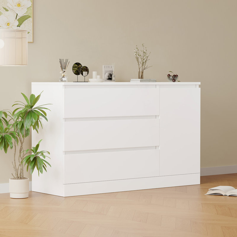 Side Cabinet With Hidden Drawers