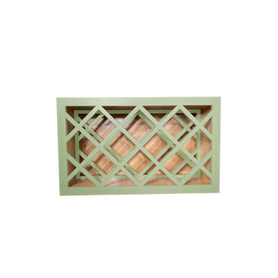 Armoire à vin Shaker Shallow Green l 30 po x H 18 po x P 13 po, prête à assembler