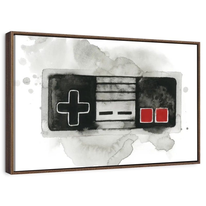 Gamer I, Floating Frame Gold, 40" X 27"