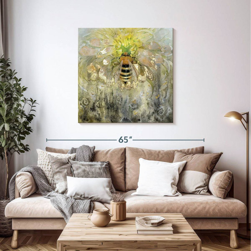 Insecte - abeille, H 39 po x l 39 po