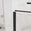Porte de douche d'angle pivotante avec verre trempé transparent de 1/4 po