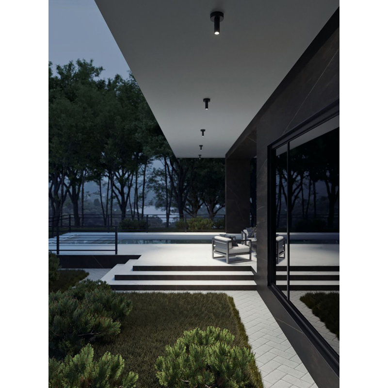 Gollu LED Wall Light, Black