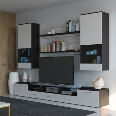 Roberson Unfinished Entertainment Centre for TVs up to 88"