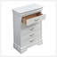 Commode Lorana, champagne argenté