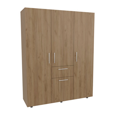 Armoire, 2 portes, 5 tablettes, 1 tiroir