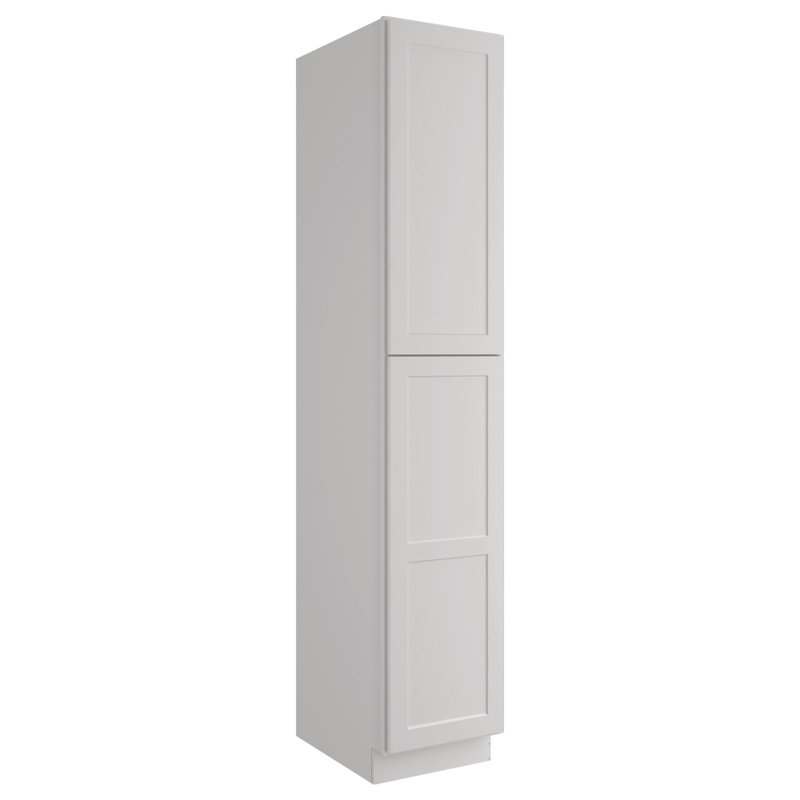 Armoire de cuisine 18 po x l 96 po x H 24 po x P 24 po avec tablettes réglables, H 96 po x l 18 po x P 24 po, Pigeon Shaker