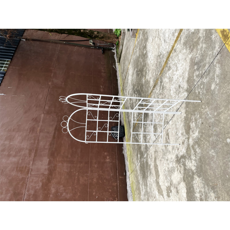 1Set treillis de jardin en métal pour plantes grimpantes Support de plante extérieur antirouille - Articles en céramique