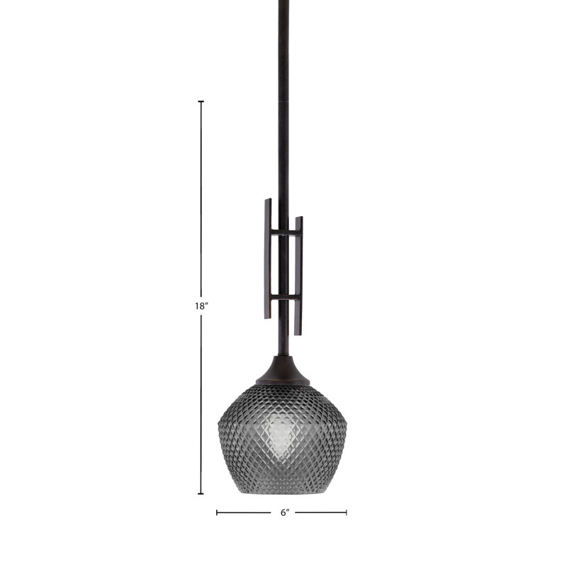 Mini-luminaire suspendu Marieli Uptowne, Fumée