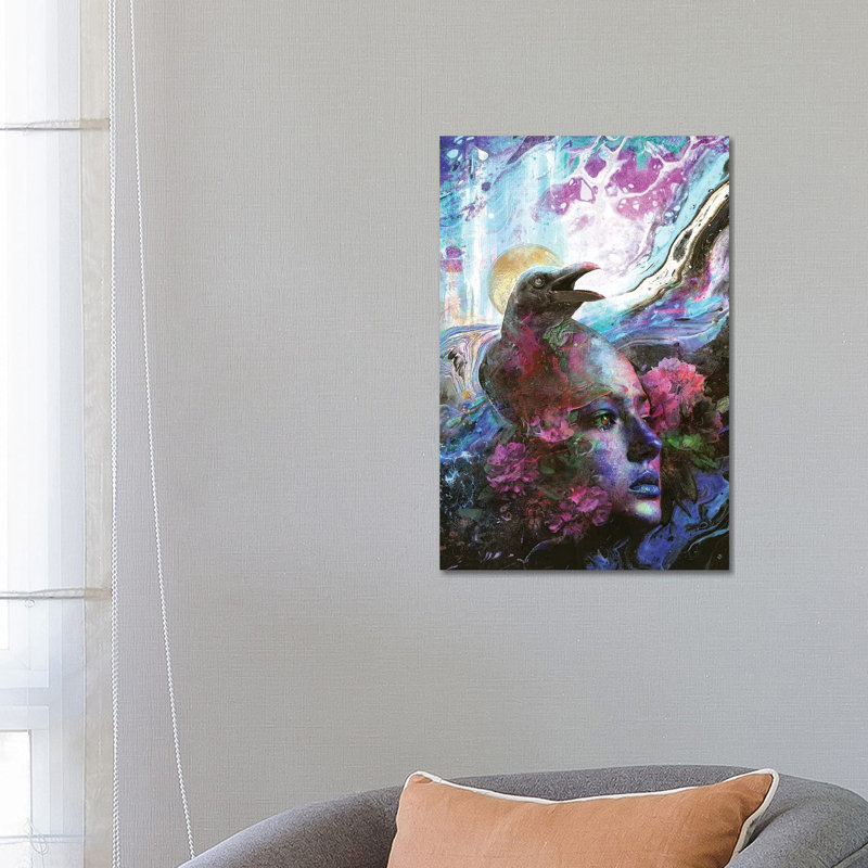 Raven Memories by Barrett Biggers - Wrapped Canvas Print, 66.04 cm H x 45.72 cm W x 1.91 cm D