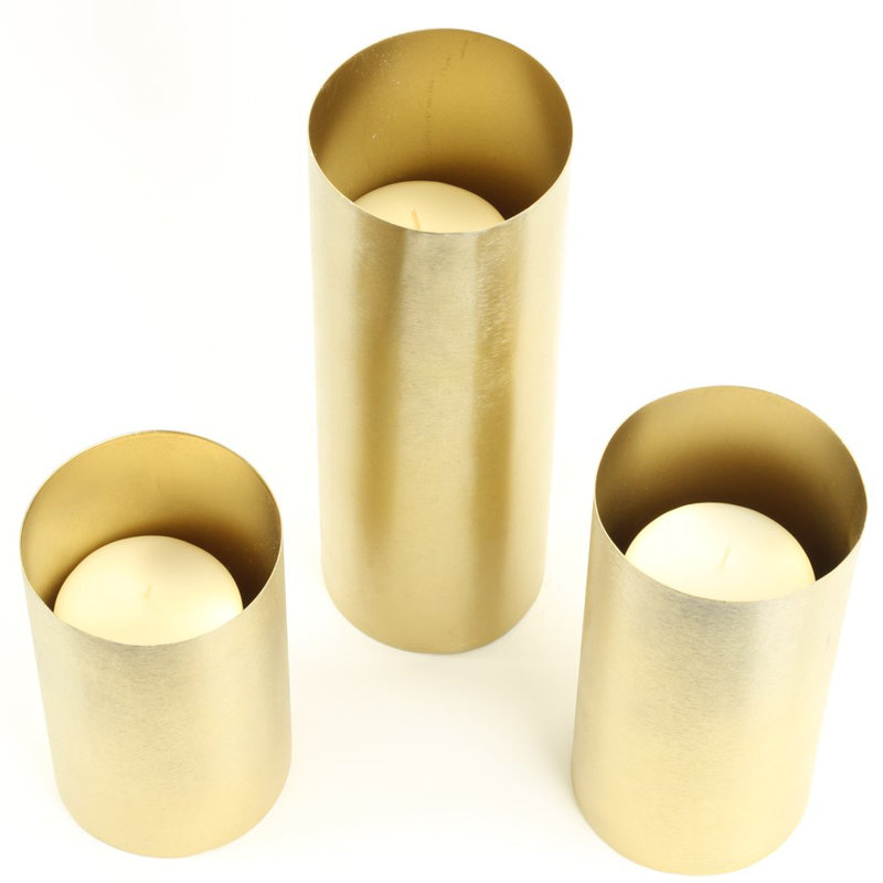 Ensemble de vases de table 3 pièces Churchill, Or