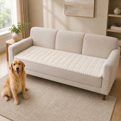 Housse de canapé antidérapante Fuzzy pour chiens et animaux de compagnie