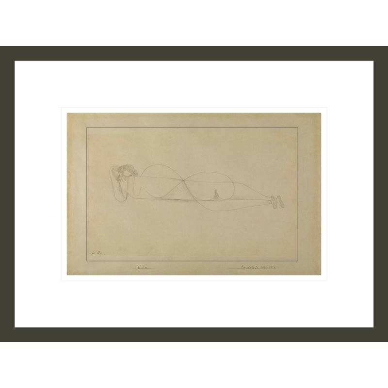 «In Readiness (Bereitschaft)» par Paul Klee, impression giclée encadrée, 12.77" H x 16.75" W