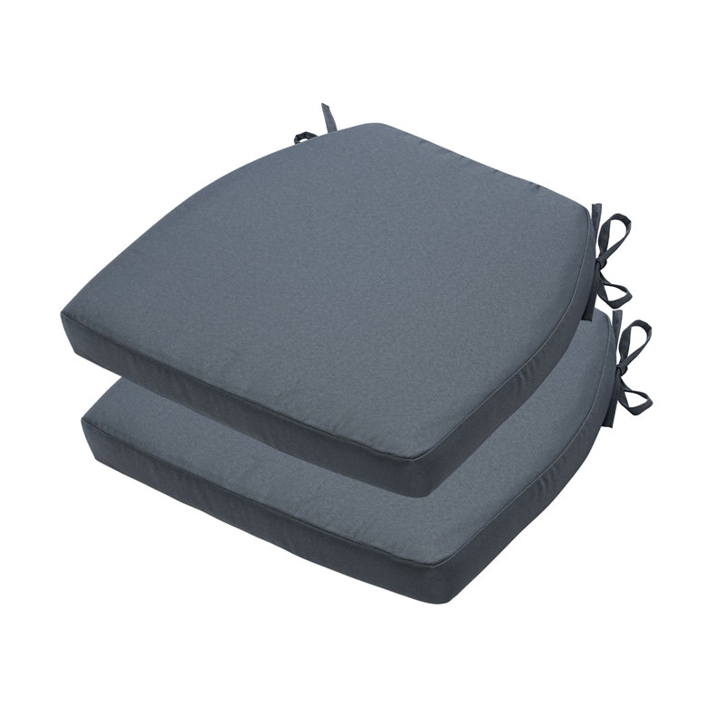 17-inch Depth Trapezoidal Cushion, Dark Gray Polyester