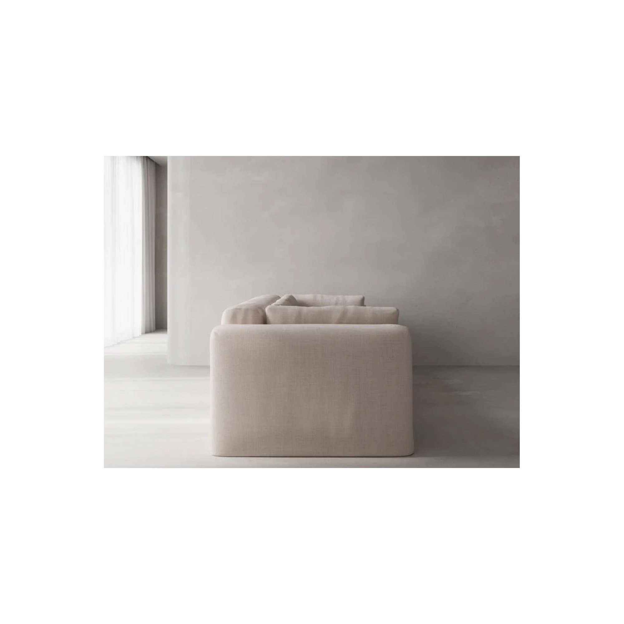 Freddie Sofa, 3, Nevis Ivory