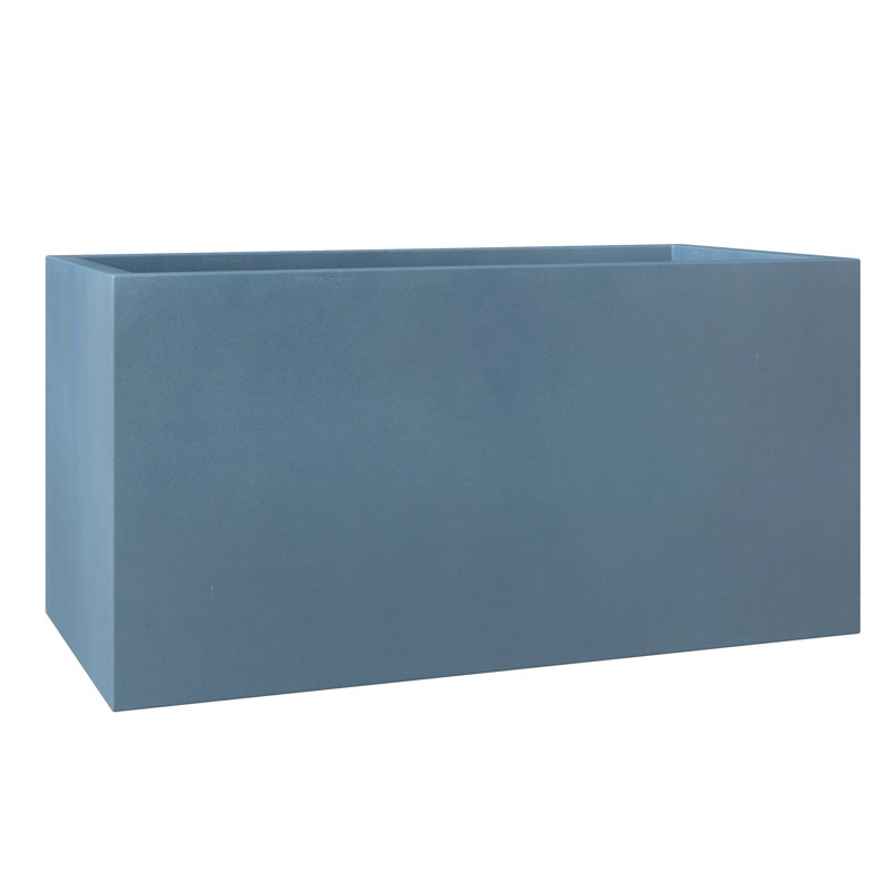 Borkovany Handmade Fiberstone Planter Box – Modern Decorative Plant Container for Indoor & Outdoor Use, Lightweight Durable Flower Pot for Garden and Patio