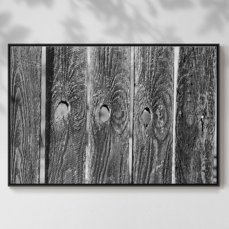 Found Textures II - Toile encadrée de qualité supérieure - prête à être accrochée, H 17 po x l 25 po x P 2 po