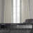 Semi Sheer Curtains for Bedroom - Solid Cotton Bordered Window Curtains Single Panel Drape-1399278336