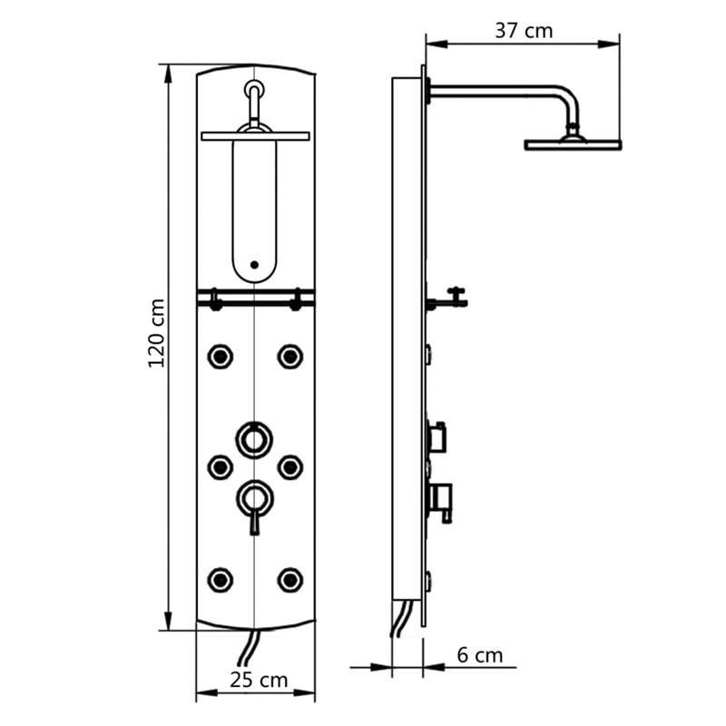 Laga Shower Tower Panel