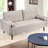 Liby 68" Square Arm Sofa Loveseat-1767927542
