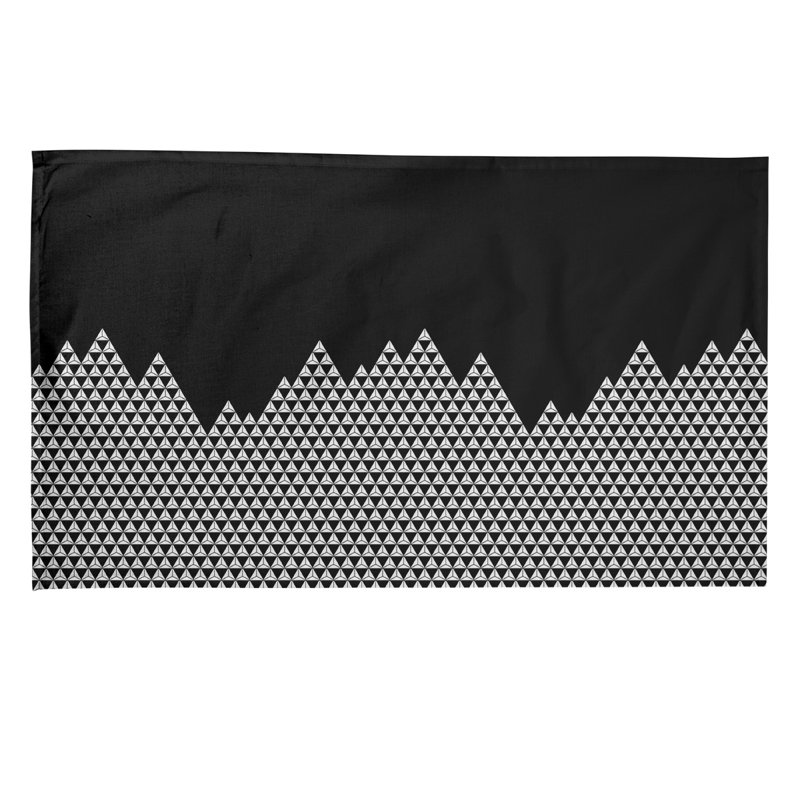 Tea Towel Kitchen Towel, Black, Cotton Twill