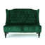 Causeuse pour la maison en velours vert