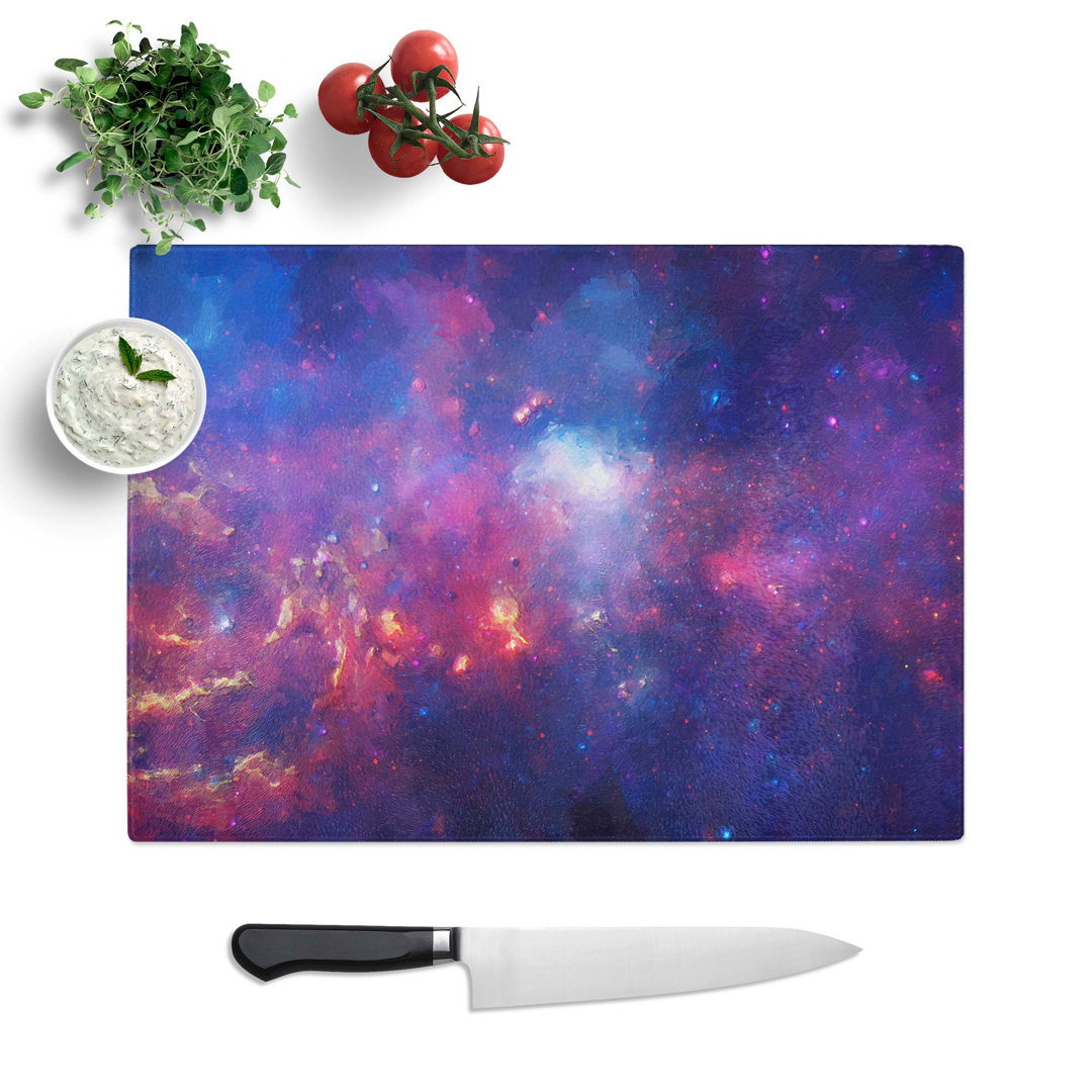 Tempered Glass Universe in Abstract Vol.26 Chopping Board