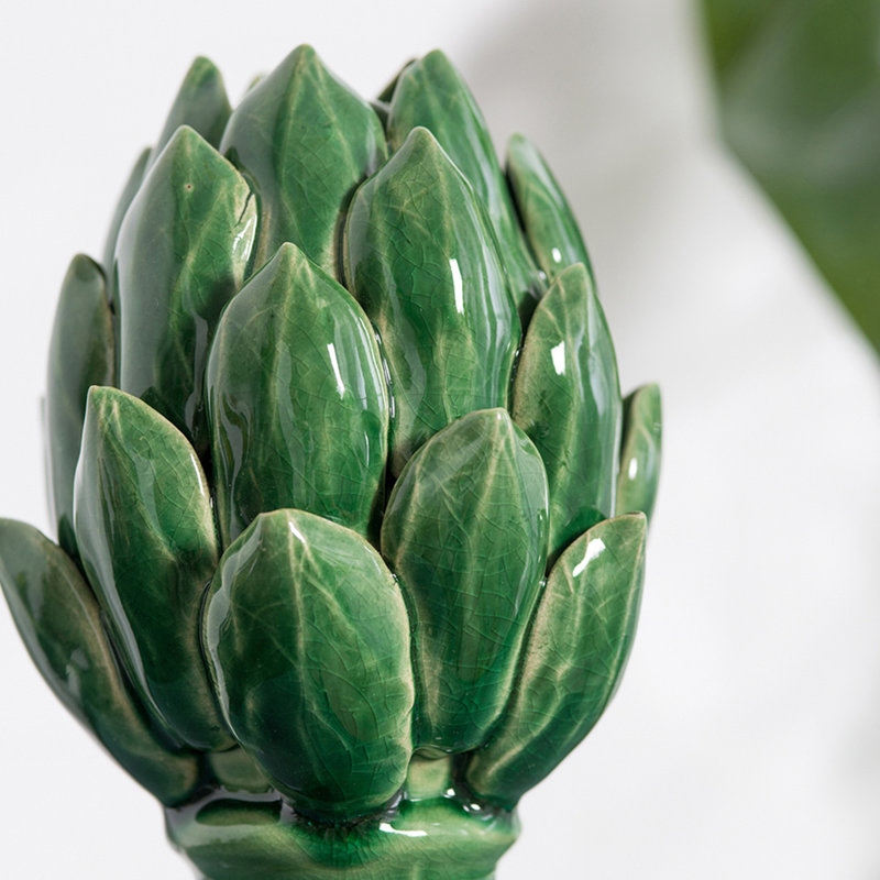 Helsa Blooming Artichoke Accent, Small-Green