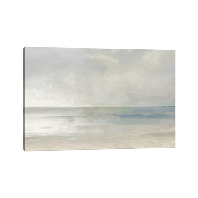 Pastel Seascape III by Christy McKee - Wrapped Canvas Painting
