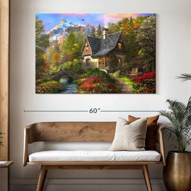 Lilie The Log Home, 34" H x 51" W
