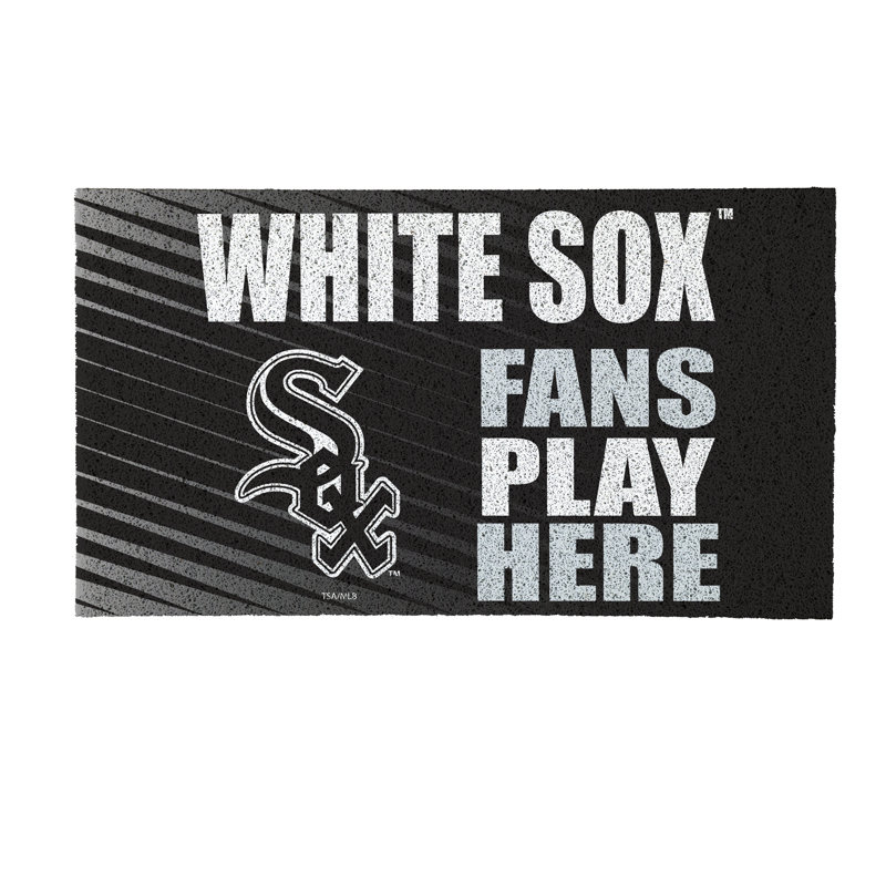 Tapis en PVC Chicago White Sox Fan, 28 po x 16 po