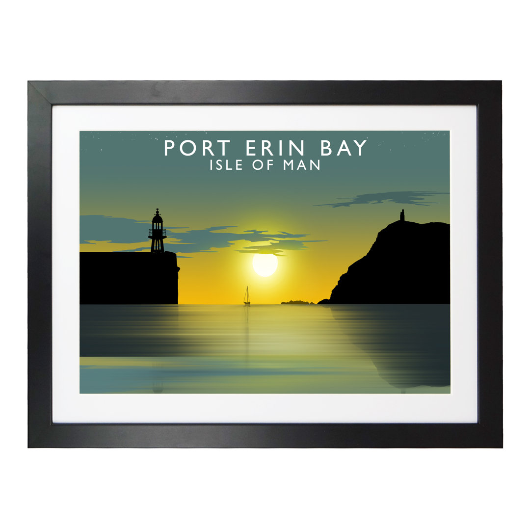 Port Erin Bay by Richard O'Neil - Graphic Art Print on Paper