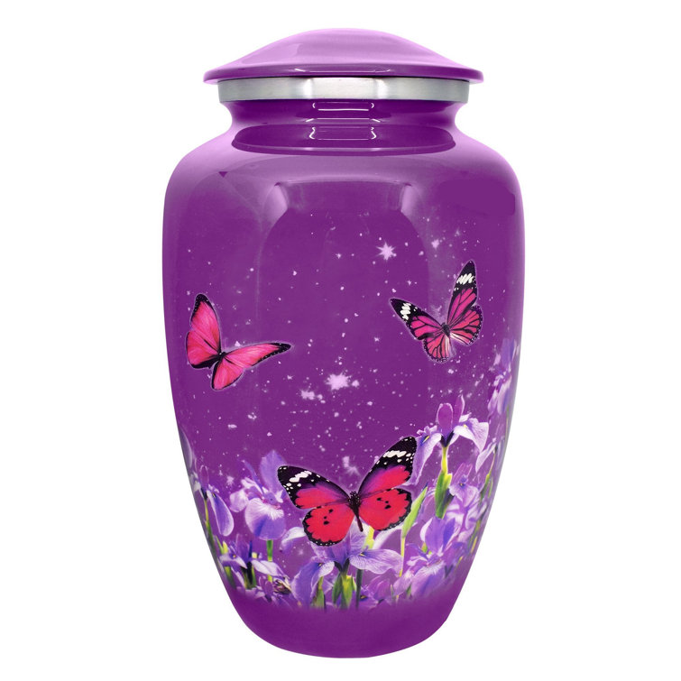 Trupoint Memorials Butterfly Purple 10'' Jar & Reviews - Wayfair Canada