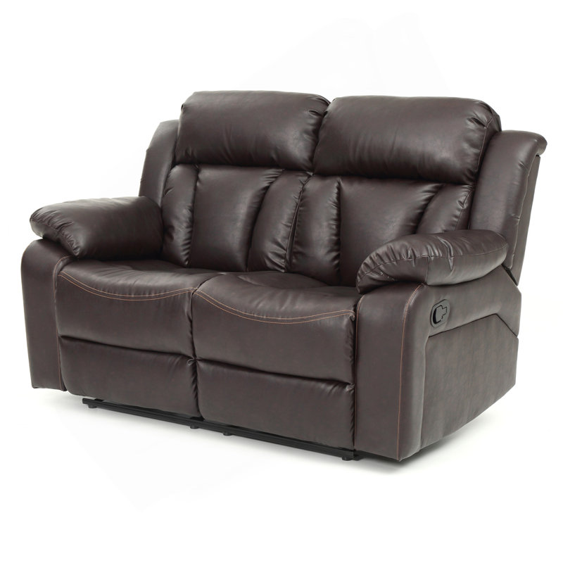 Causeuse inclinable Glory Furniture Daria, brun foncé, Marron foncé