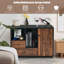 1 armoire de rangement à 1 tablette