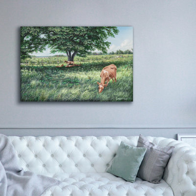  'Grazing' by Campbell Frost Canvas Wall Art, 60" x 40"