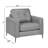 Solera Leather Chair, Ivory
