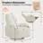 Delba 37"Modern Upholstered Manual Swivel Rocker Glider Recliner Nursery Chair-404787446-405805258