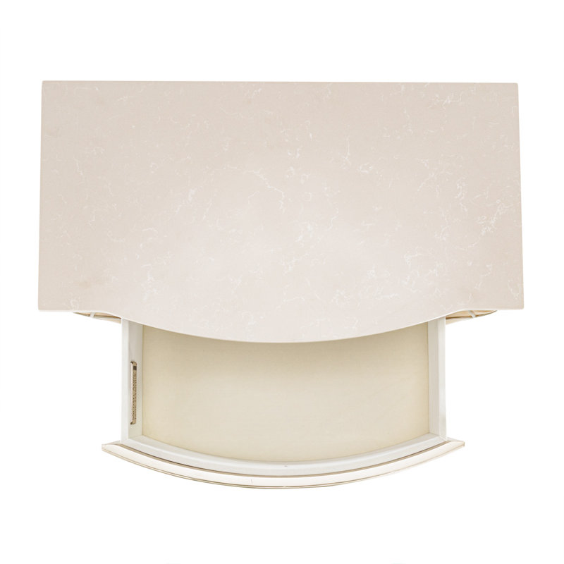 Villa Cherie Nightstand, Caramel/White