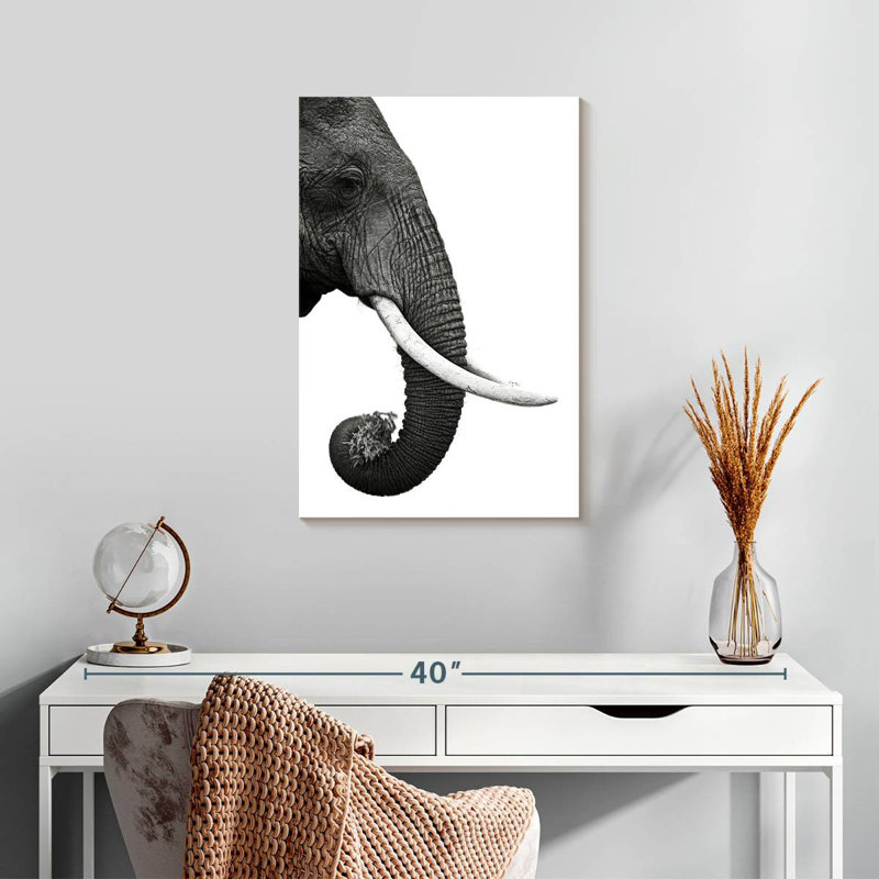 Brampt Elephant Tusk, 24" H x 16" W