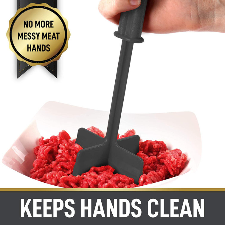 Zulay Kitchen Meat Chopper for Ground Beef and Ground Beef Smasher