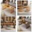 Table basse en bambou - Design minimaliste avec surface spacieuse pour le salon et le salon-441115081