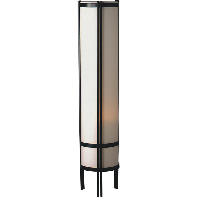 Tinsley 48'' Black Column Floor Lamp