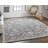 Rylan Transitional Oriental, Gray/Ivory/Red Area Rug-1685522991
