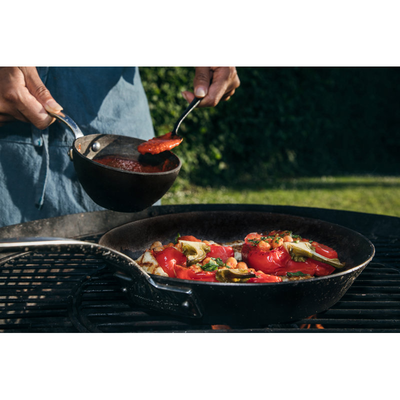 Samuel Groves Seasoned Carbon Steel Frying Pan, 30.5 cm
