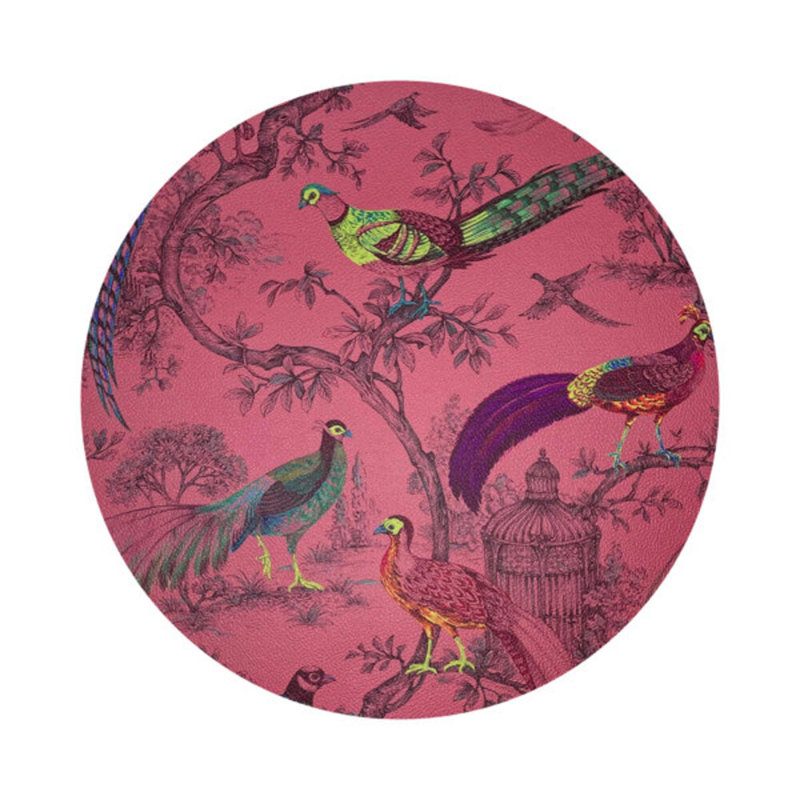 Sauvage 16'' Vinyl Placemat, Paprika
