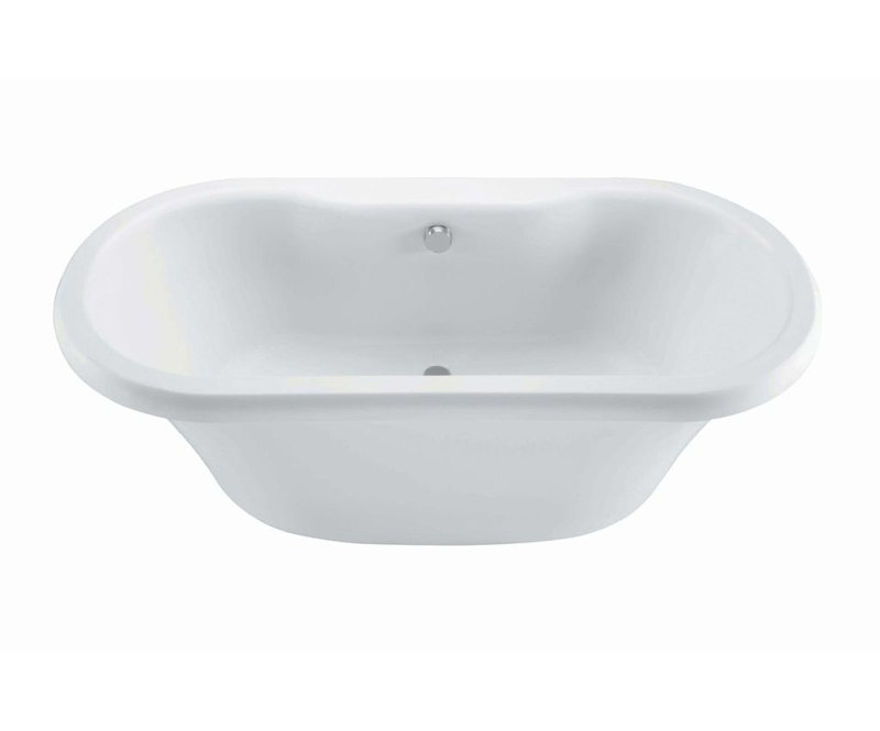 Baignoire de trempage autoportante MTI Solutions, Blanc, H 23,5 po x l 41,63 po x L 66,5 po